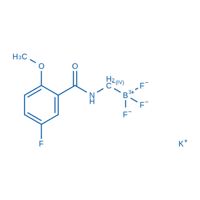 โพแทสเซียม ไตรฟลูออโร((5-ฟลูออโร-2-เมทอกซีเบนซามิโด)เมทิล)บอเรต CAS 2089246-64-8